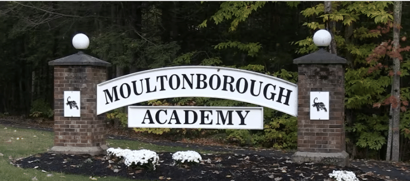 Moultonborough Academy sign