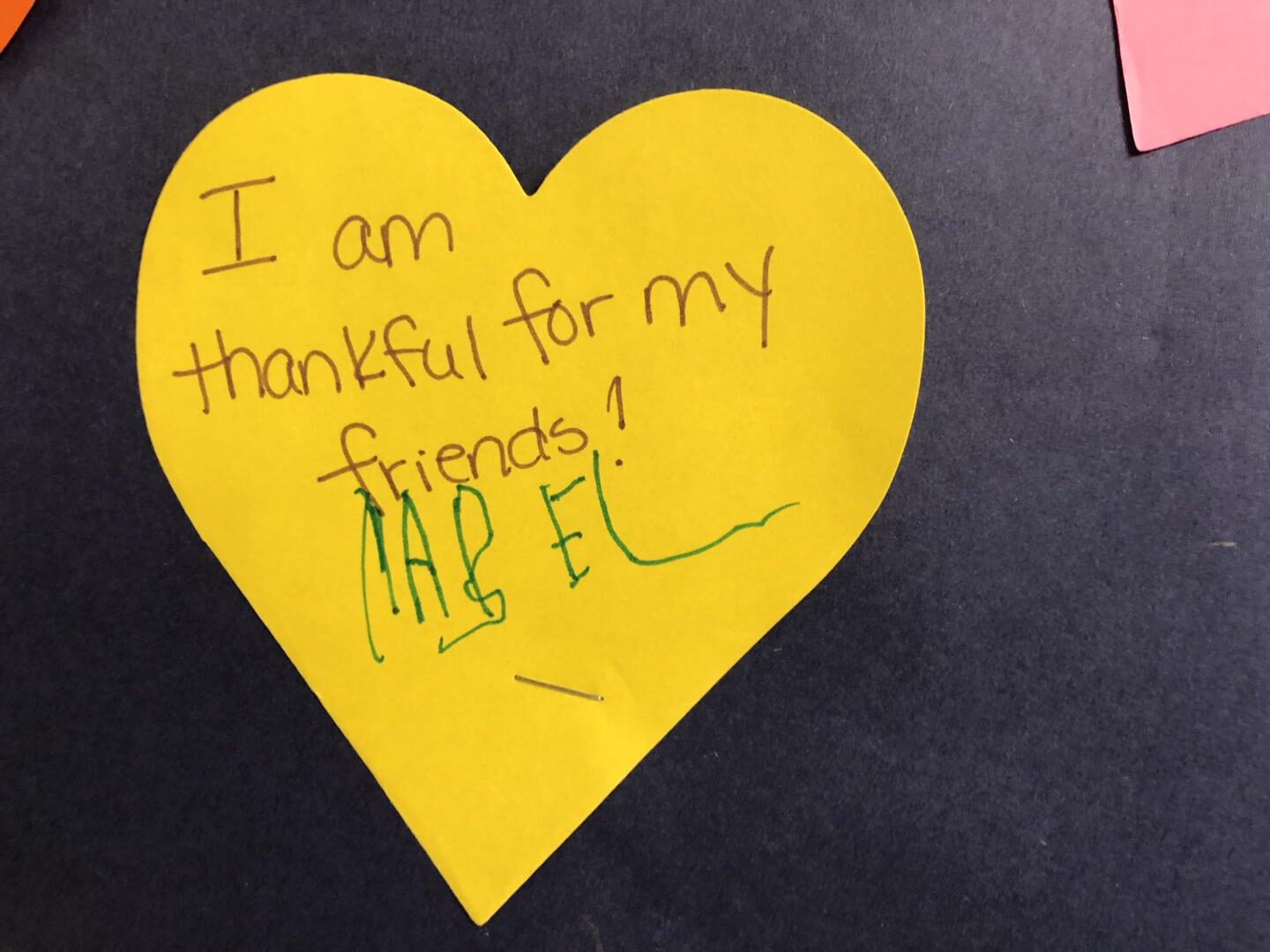 heart that a student made