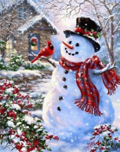 picture of a snowman