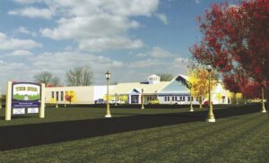 Picture of proposed HUB community center