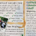 Flyer of Copper Canyon Camp summer 2023 offerings. To read open pdf.