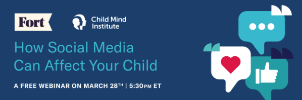 poster for webinar on how social media can affect your child