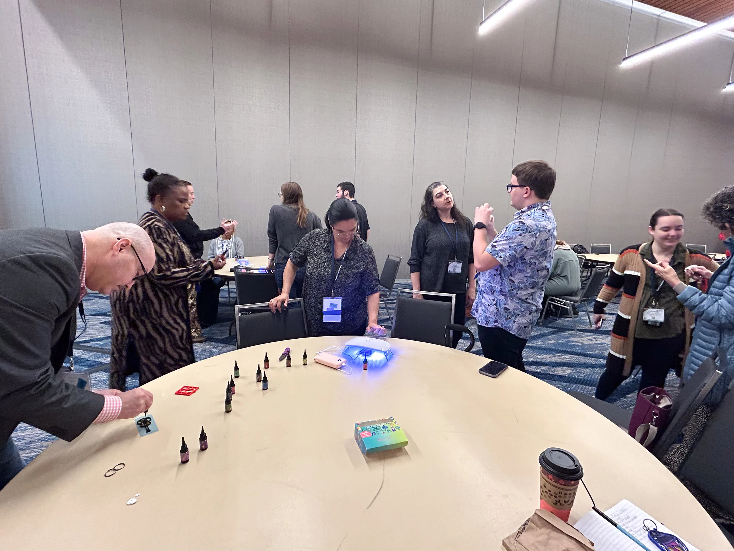 people at a conference table